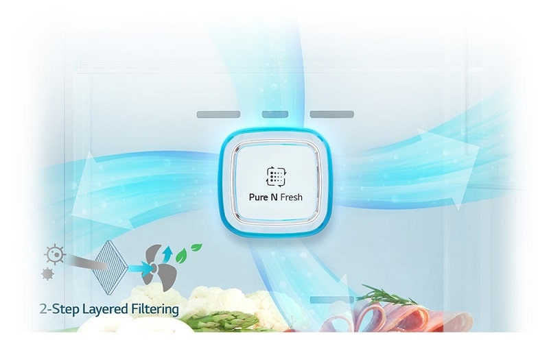 فیلتر بهداشتی Pure N Fresh در یخچال ال جی