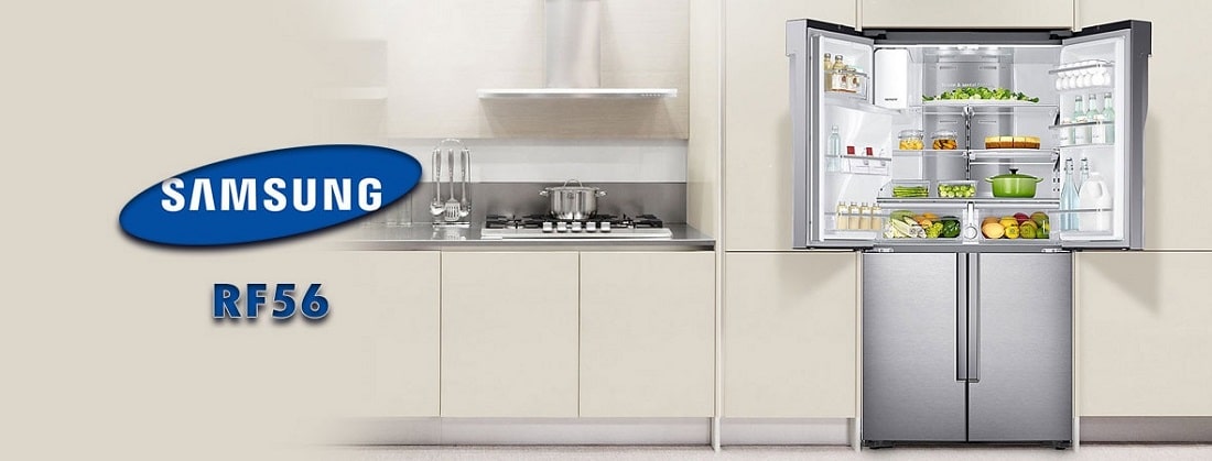 طراحی و ساختار یخچال ساید بای ساید رومانو سامسونگ مدل RF56 