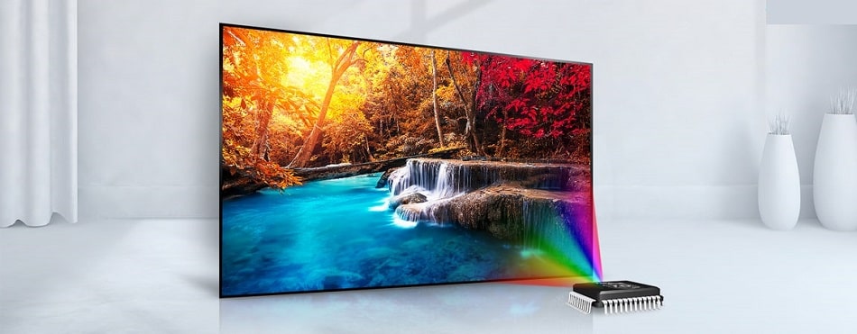 کیفیت تصویر Full HD صفحه نمایش تلویزیون ال جی 43LJ550V