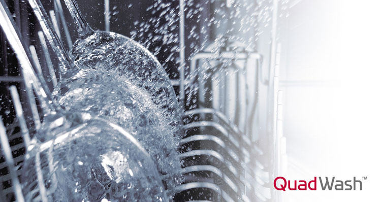 فناوری انحصاری QuadWash در ظرفشویی ال جی 425