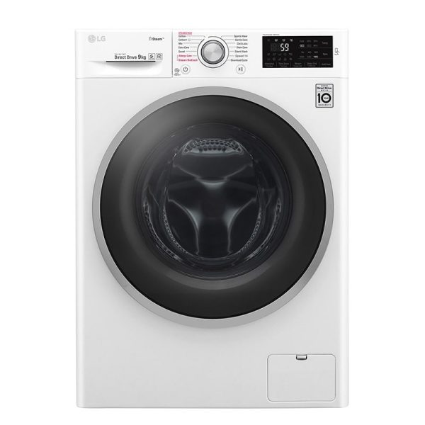 ماشین لباسشویی 9 کیلویی ال جی رنگ سفید مدل F4J6VYP2W در گناوه