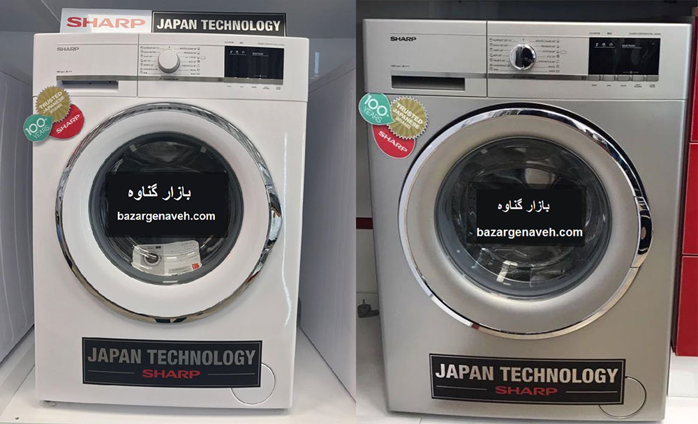 ماشین لباسشویی ۸ کیلوگرمی شارپ مدل ۸۱۴