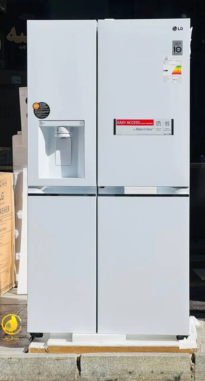 یخچال ساید 30 فوت ال جی سفید مدل GCJ-287GNW