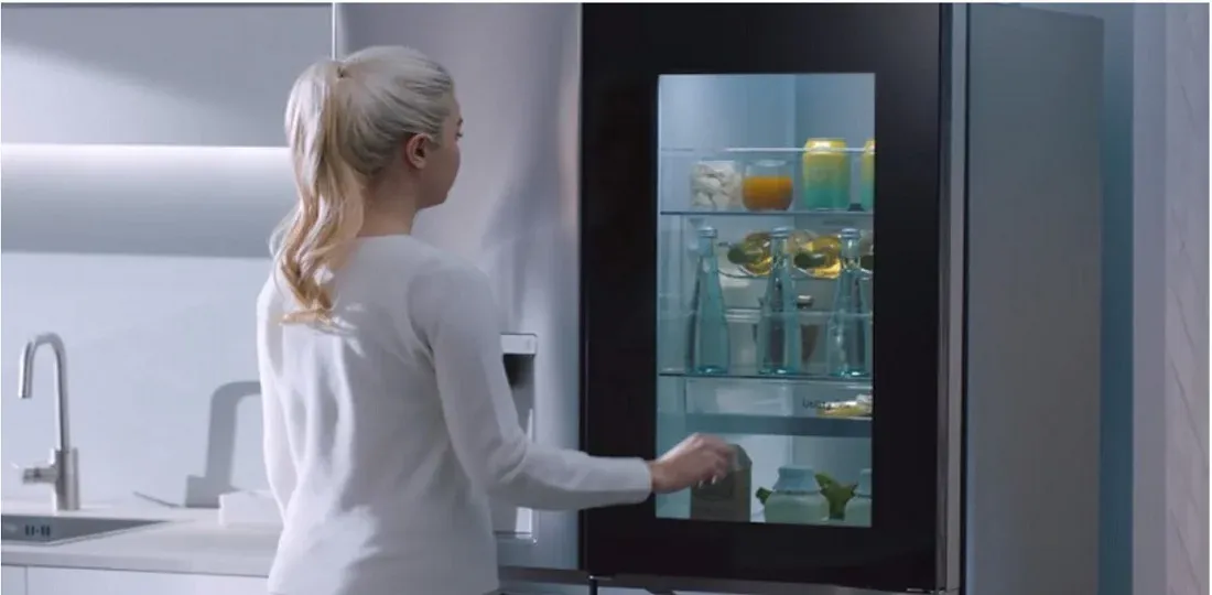 فناوری InstaView Door-In-Door™ ساید بای ساید ال جی مدل LG GR-X348CQFS
